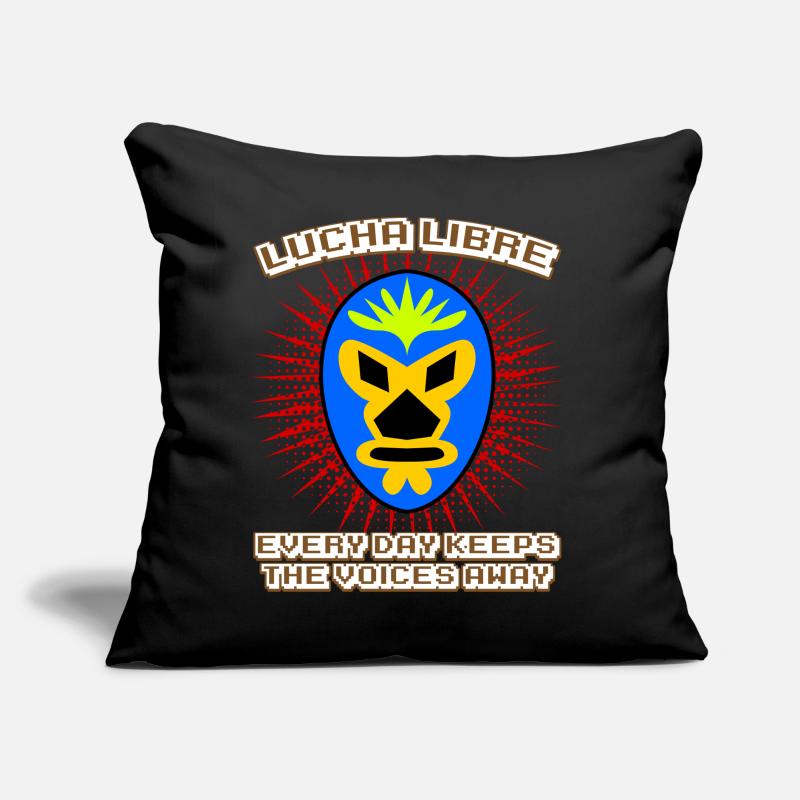 Masques Lucha Libre Masque Lutte Coussin et housse de 45 x 45 cm