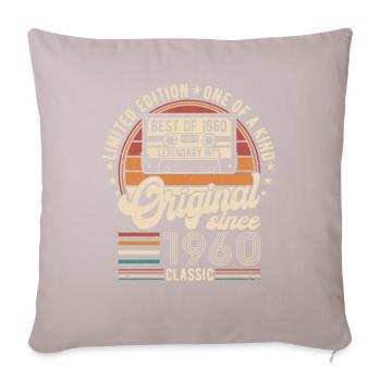 Eternal Elegance '64 - Sofa pillow with filling 45cm x 45cm - light taupe - Front
