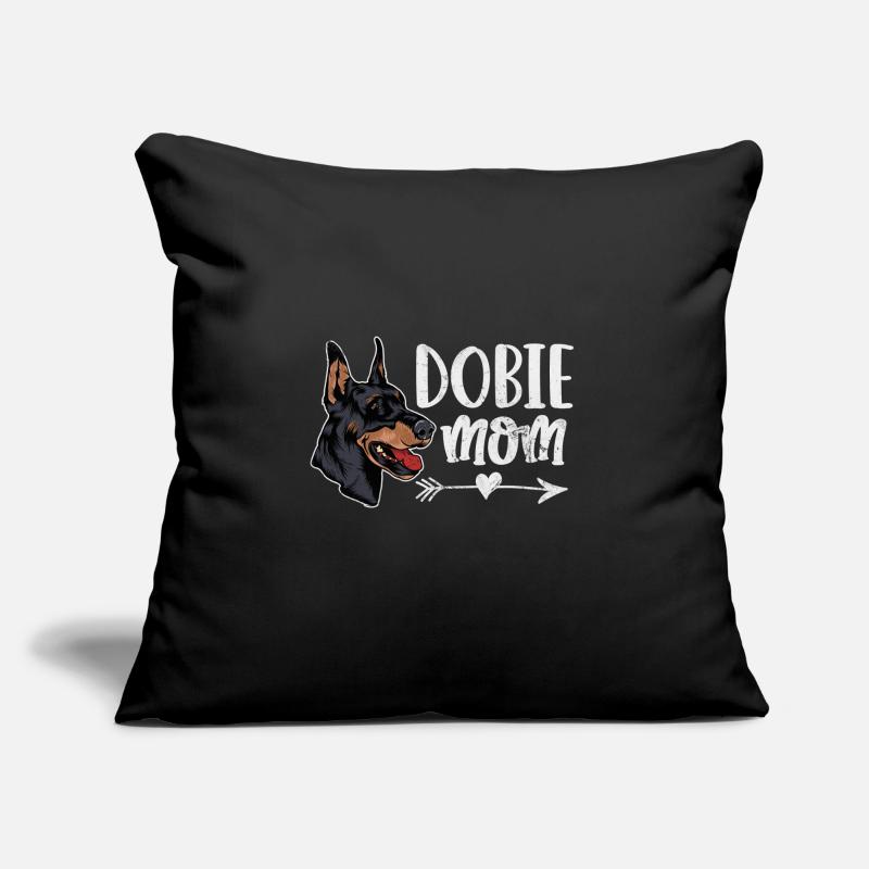 Doberman Coussin et housse de 45 x 45 cm