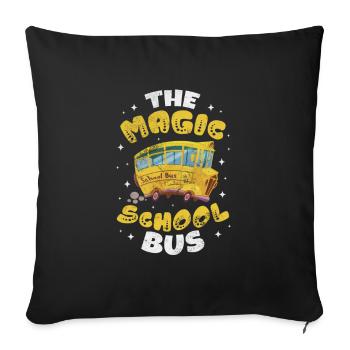 Busman - Sofa pillow with filling 45cm x 45cm - black - Front