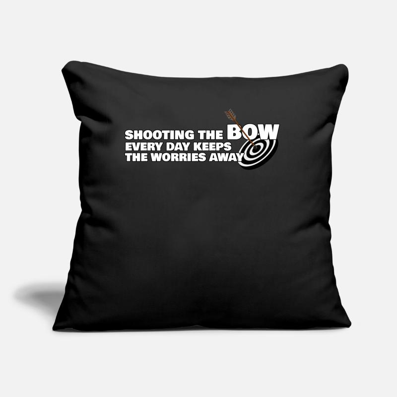 Archery long bow compound bow Sofa pillow with filling 45cm x 45cm