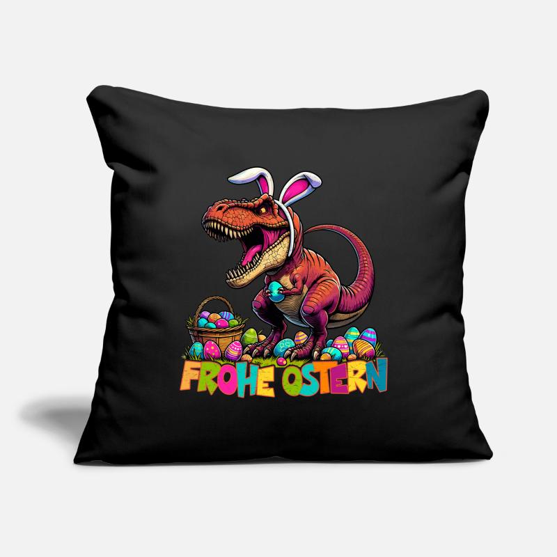 Dinosaur Trex Boys Easter Basket Easter Bunny Sofa pillow with filling 45cm x 45cm