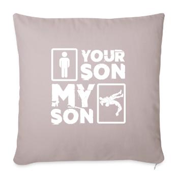 Wrestling Wrestler Fight Wrestling Ringer Gift - Sofa pillow with filling 45cm x 45cm - light taupe - Front