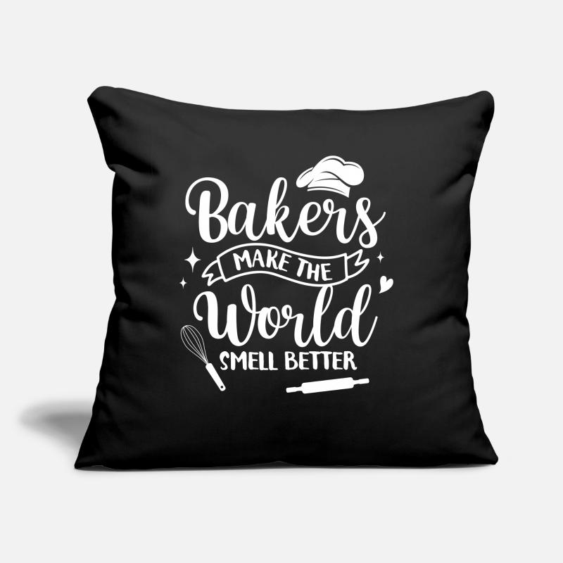 Baker Bakery Bakery Baking Gift Sofa pillow with filling 45cm x 45cm