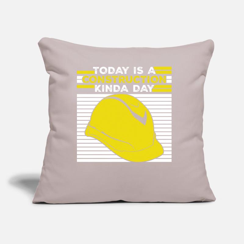 Construction Site Construction Manager Sofa pillow with filling 45cm x 45cm