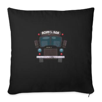 Busman - Sofa pillow with filling 45cm x 45cm - black - Front