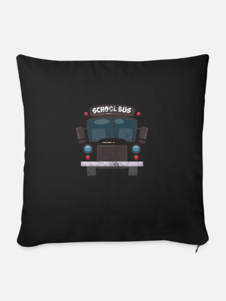 Busfahrer - Sofakissen mit Füllung 45 x 45 cm - Schwarz
