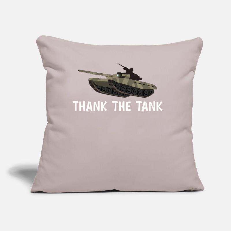Chars de combat de combat de chars MBT Coussin et housse de 45 x 45 cm