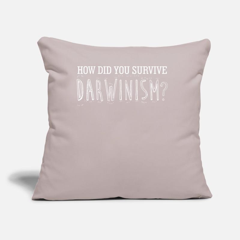 Misanthrope Darwin Award Grumpy Sofakissen mit Füllung 45 x 45 cm