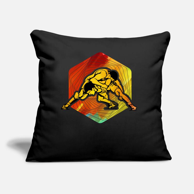 Lutte Coussin et housse de 45 x 45 cm