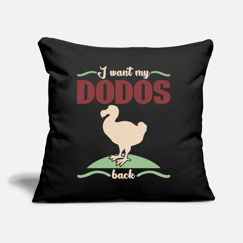 Dodo Dodos Coussin et housse de 45 x 45 cm