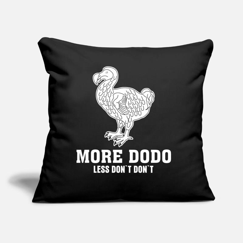 Dodo Blague Dodos Coussin et housse de 45 x 45 cm