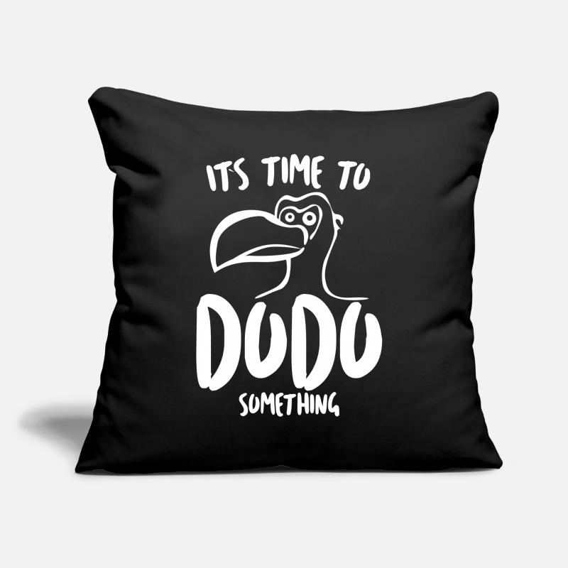 Dodo Dodos drôles Coussin et housse de 45 x 45 cm