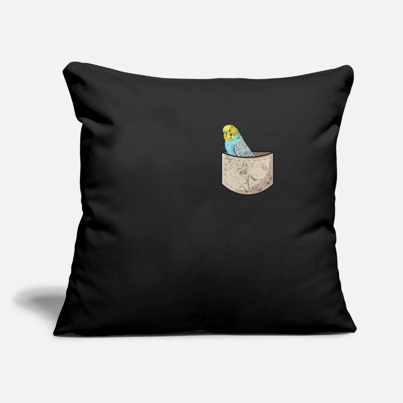 Perruche ondulée Coussin et housse de 45 x 45 cm