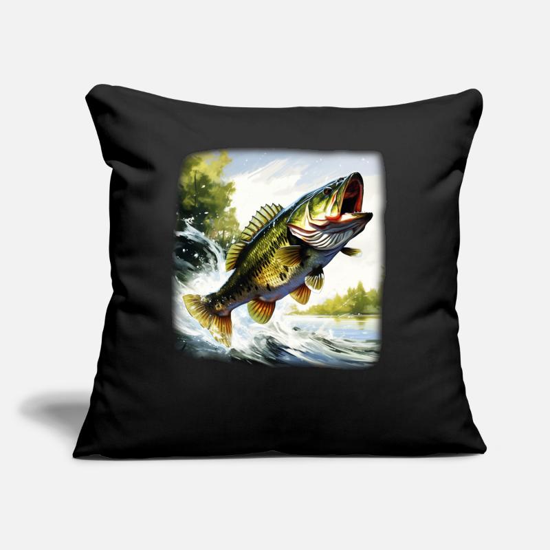 Poisson bar Coussin et housse de 45 x 45 cm