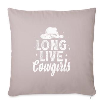 Country - Sofa pillow with filling 45cm x 45cm - light taupe - Front