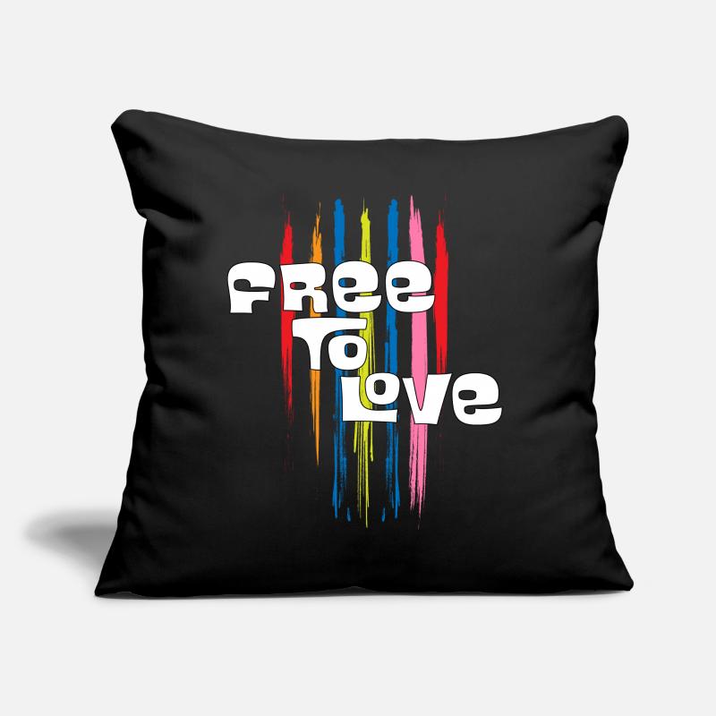 Libre d’aimer Coussin et housse de 45 x 45 cm