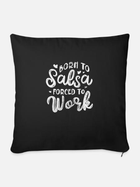 Salsa - Sofakissen mit Füllung 45 x 45 cm - Schwarz