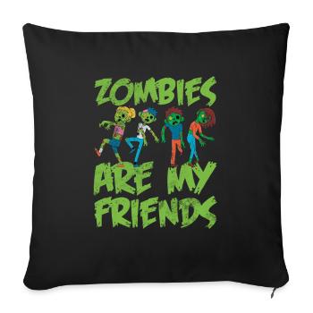 Zombie - Sofakissen mit Füllung 45 x 45 cm - Schwarz - Vorne