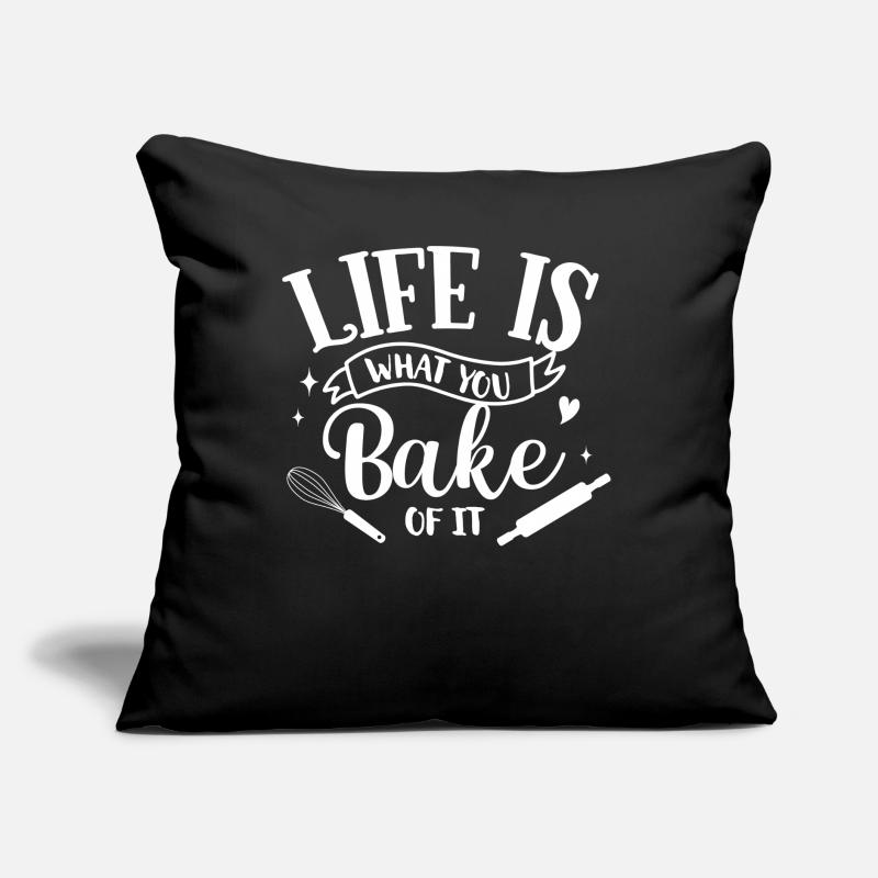 Baker Bakeries Baked Goods Baking Gift Sofa pillow with filling 45cm x 45cm
