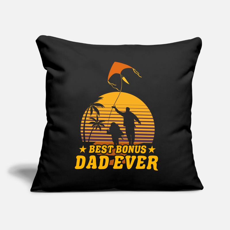 Best Bonus Dad ever Sofa pillow with filling 45cm x 45cm