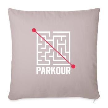 Parkour Parkur Parcur Sport Gift - Sofa pillow with filling 45cm x 45cm - light taupe - Front