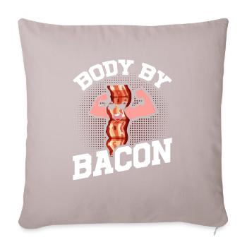 Körper Von Bacon - Sofakissen mit Füllung 45 x 45 cm - helles Taupe - Vorne