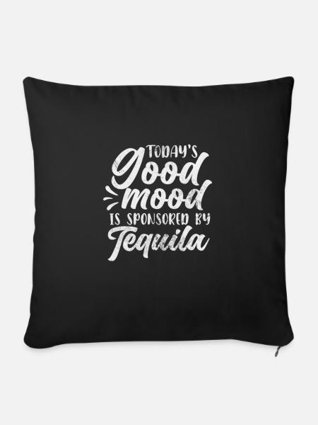 Tequila - Sofakissen mit Füllung 45 x 45 cm - Schwarz