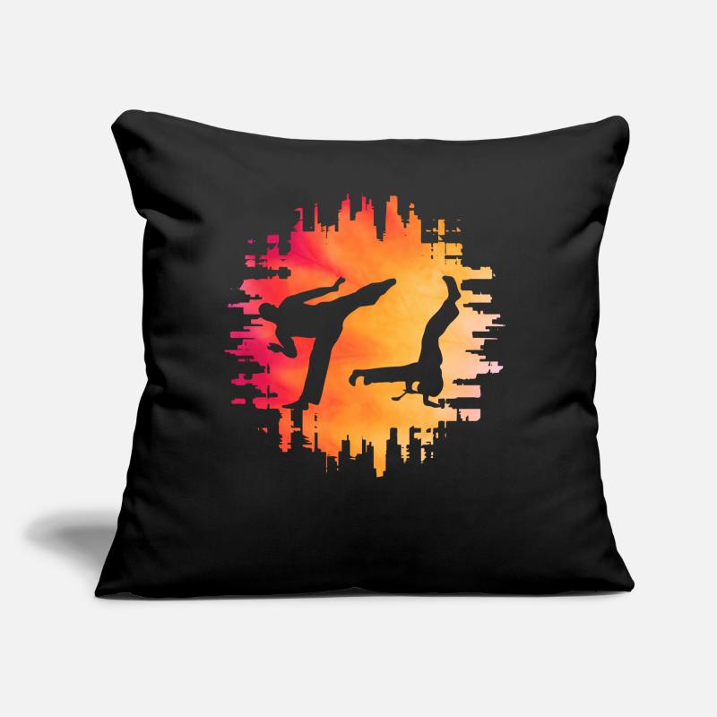 Capoeira Coussin et housse de 45 x 45 cm
