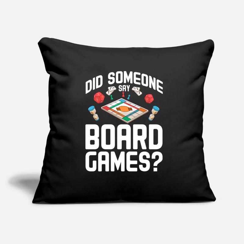 Board Game Board Games Game Night Games Gift Sofa pillow with filling 45cm x 45cm