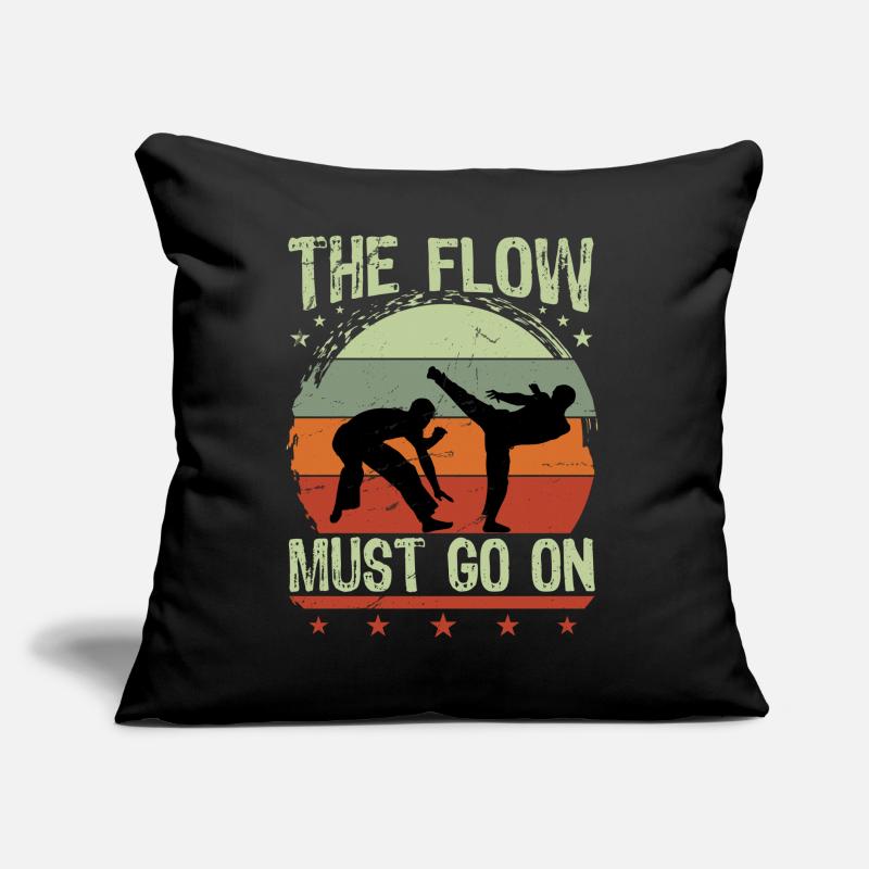 Le Flow doit continuer Coussin et housse de 45 x 45 cm