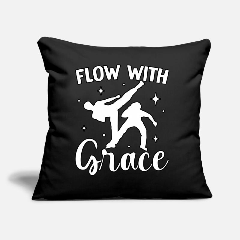 Coulez avec grâce Coussin et housse de 45 x 45 cm
