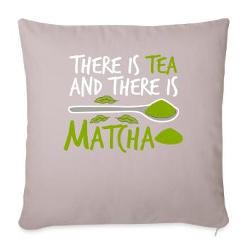 Matcha Tea Japanese Green Tea Japan - Sofakissen mit Füllung 45 x 45 cm - helles Taupe - Vorne