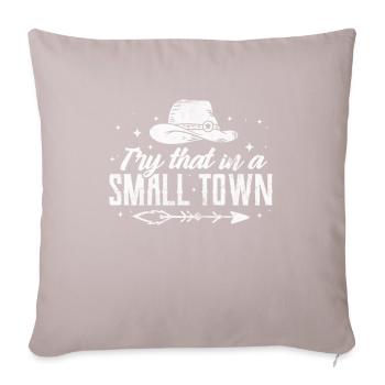 Country - Sofa pillow with filling 45cm x 45cm - light taupe - Front