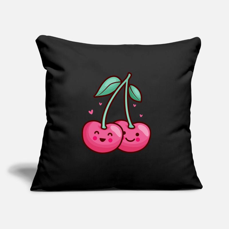 Cherry Cherry Tree Cherry Blossom Fruit Gift Sofa pillow with filling 45cm x 45cm