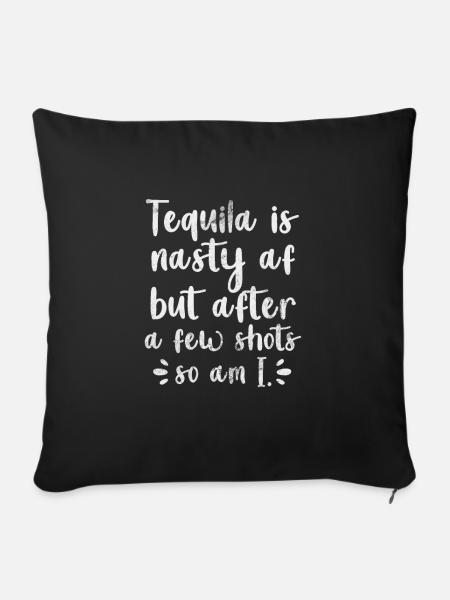 Tequila - Sofakissen mit Füllung 45 x 45 cm - Schwarz