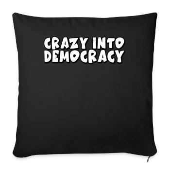 Democratic Elections Democracy Democrat - Sofa pillow with filling 45cm x 45cm - black - Front