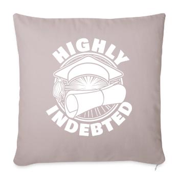 Semester Fee Student Tuition Fee - Sofa pillow with filling 45cm x 45cm - light taupe - Front