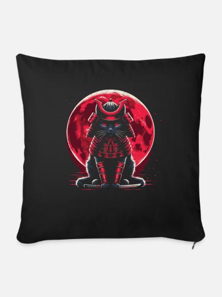 Samurai - Sofakissen mit Füllung 45 x 45 cm - Schwarz