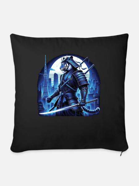 Samurai - Sofakissen mit Füllung 45 x 45 cm - Schwarz