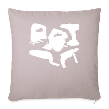 Outils électriques Outils électriques Outil - Coussin et housse de 45 x 45 cm - taupe clair - Devant