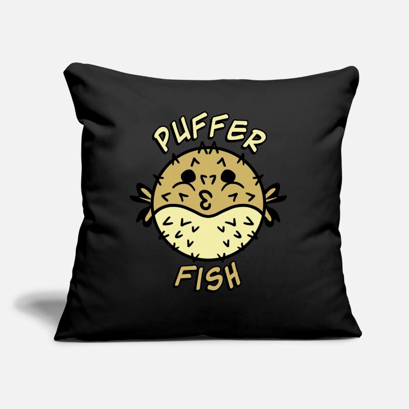 Poisson-globe Poisson-globe Coussin et housse de 45 x 45 cm