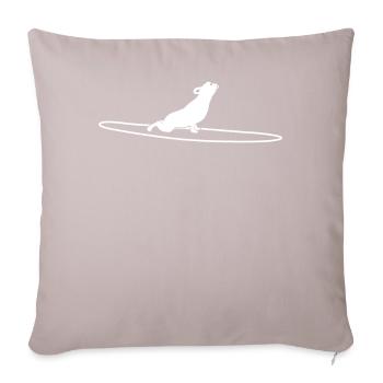 Planche de SUP Stand up Paddle Planches pour chiens - Coussin et housse de 45 x 45 cm - taupe clair - Devant