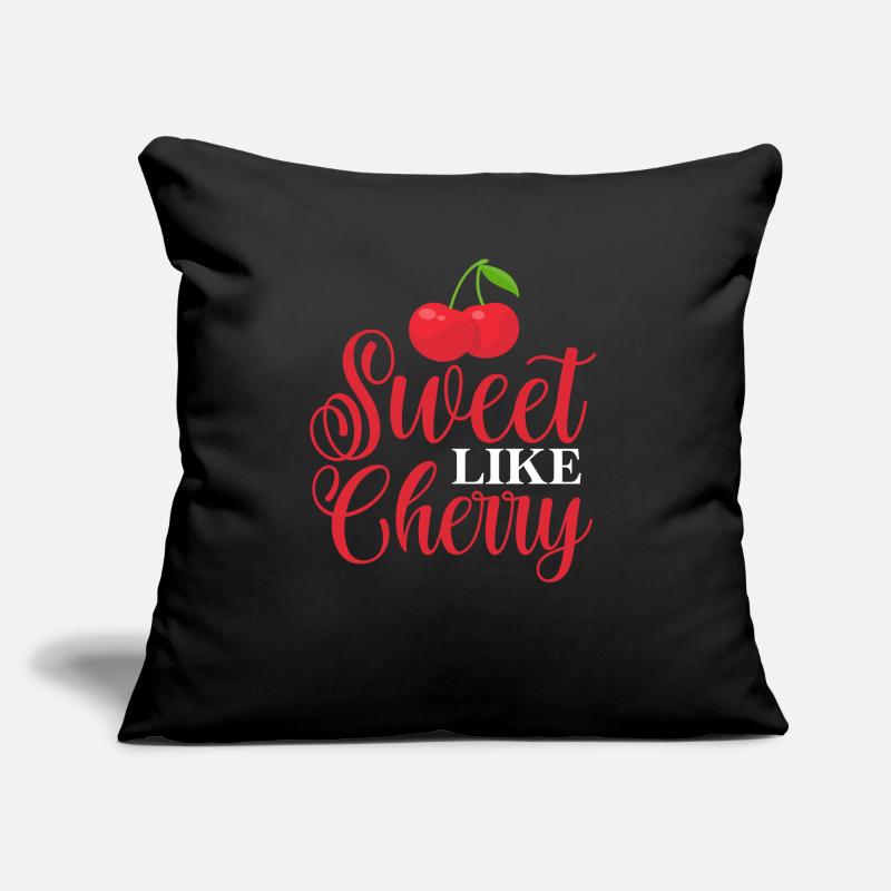 Cherry Cherry Tree Cherry Blossom Fruit Gift Sofa pillow with filling 45cm x 45cm