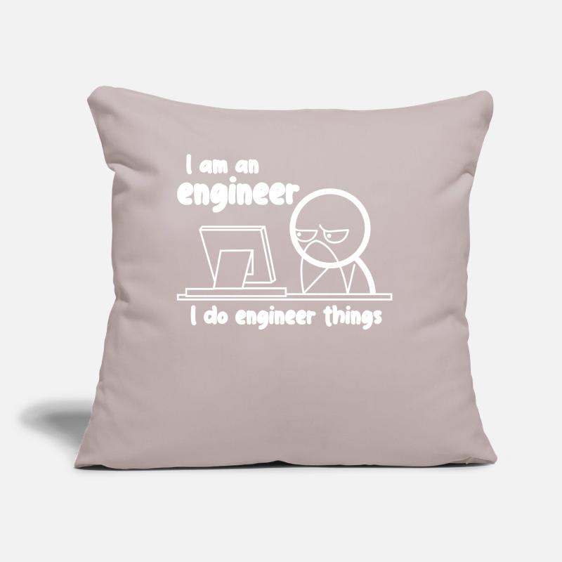 Engineer Engineering Engineers Sofa pillow with filling 45cm x 45cm