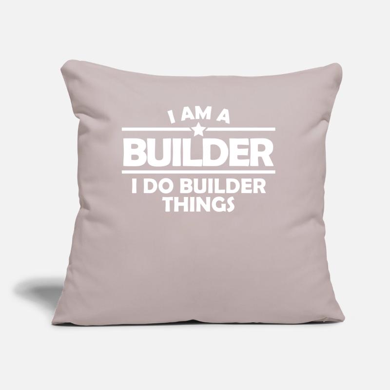 Constructeur Constructeur routier Gardien de route Coussin et housse de 45 x 45 cm