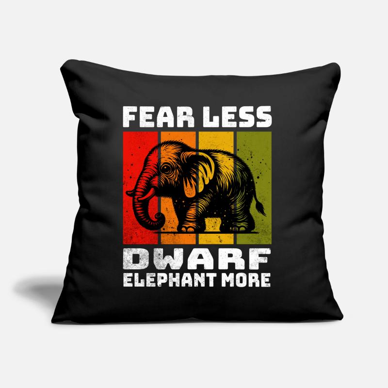 Dwarf Elephant Zwergelefant Sofa pillow with filling 45cm x 45cm