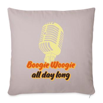 Boogie Woogie Dancing Swing - Sofakissen mit Füllung 45 x 45 cm - helles Taupe - Vorne