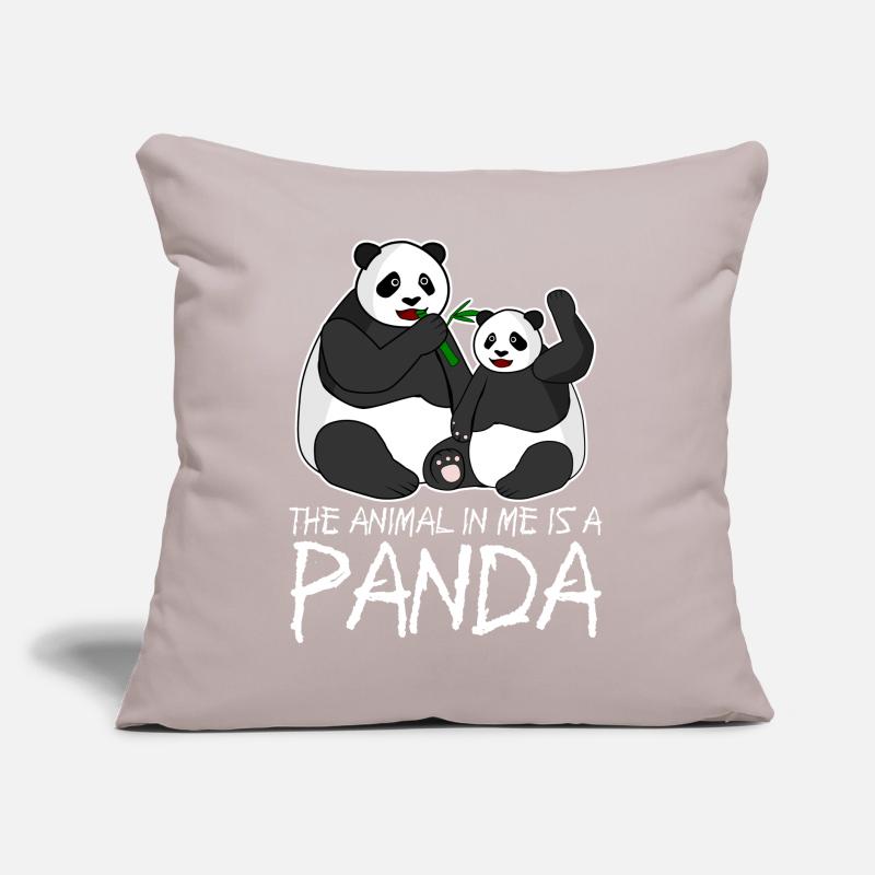 Pandas Panda géant Panda Ours Coussin et housse de 45 x 45 cm