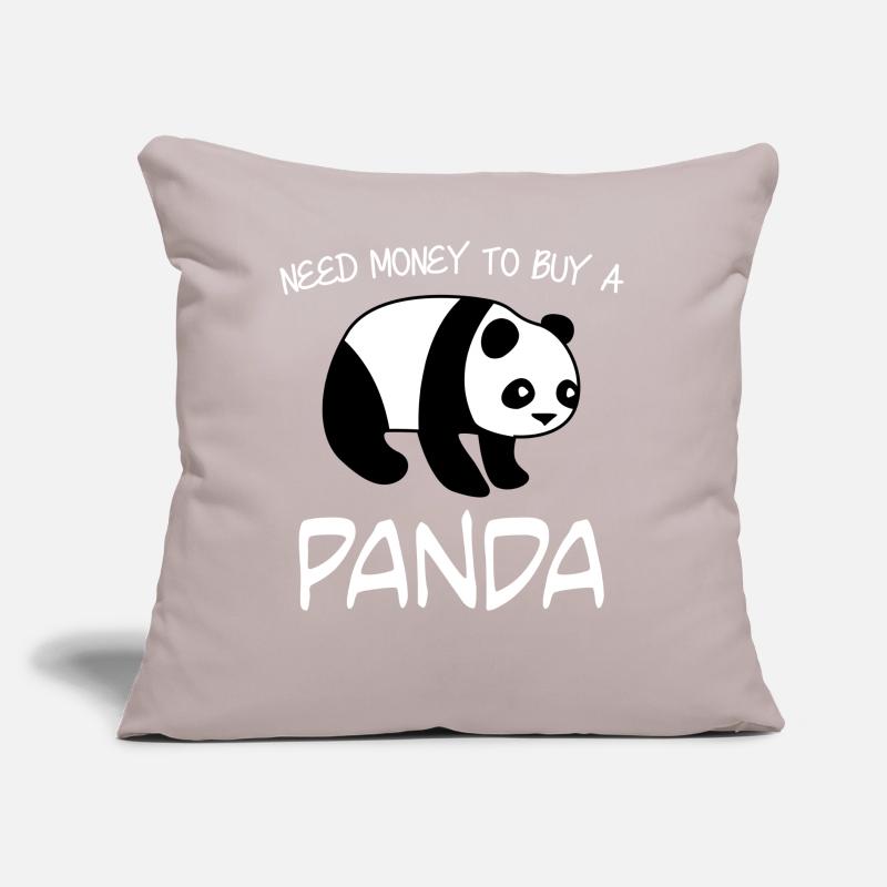 Panda Ours Panda géant Coussin et housse de 45 x 45 cm